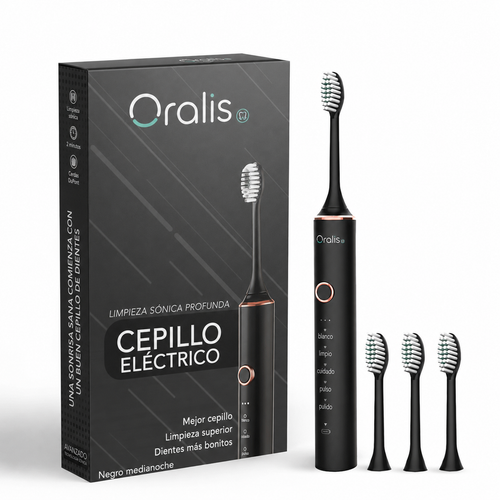 Cepillo de Dientes Eléctrico Sónico 6 en 1 Limpieza Profunda