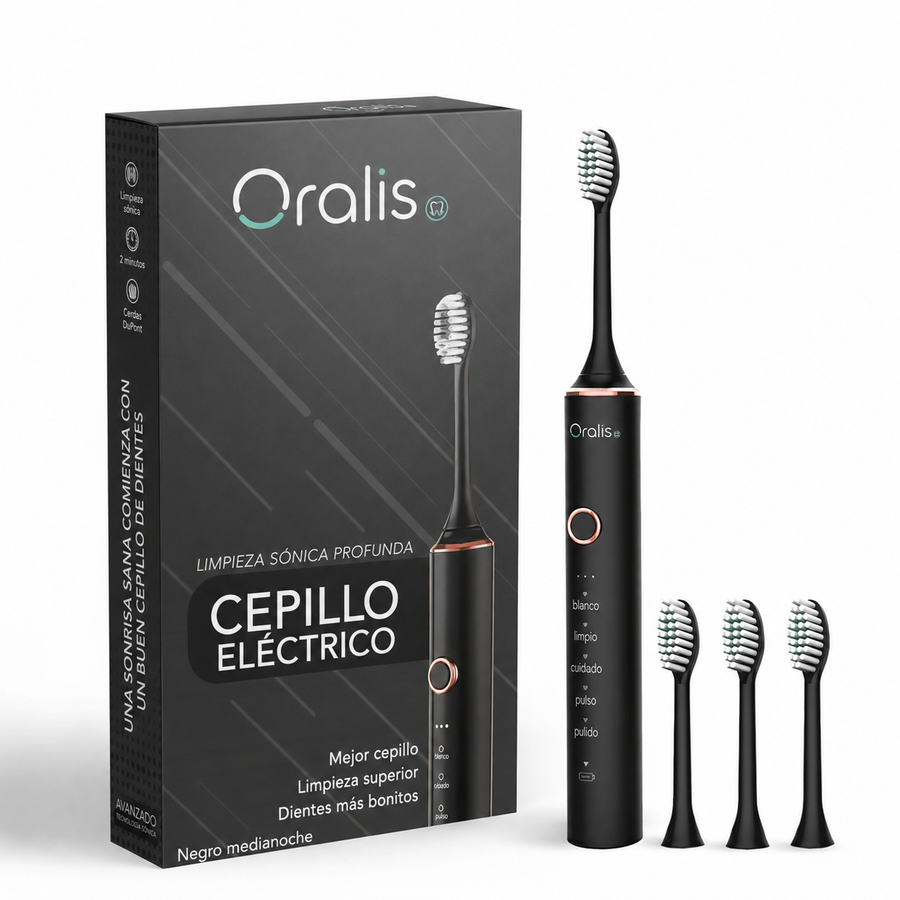 Cepillo de Dientes Eléctrico Sónico 6 en 1 Limpieza Profunda