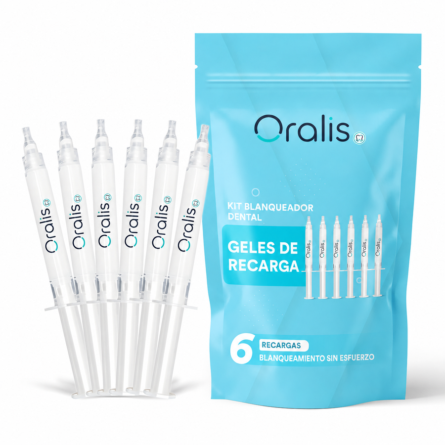 Geles de Recarga para Kit Blanqueador Dental (6 Tratamientos)