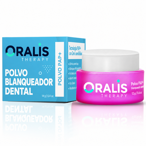 Polvo Blanqueador Dental PAP+ - Suministro para 2 Semanas