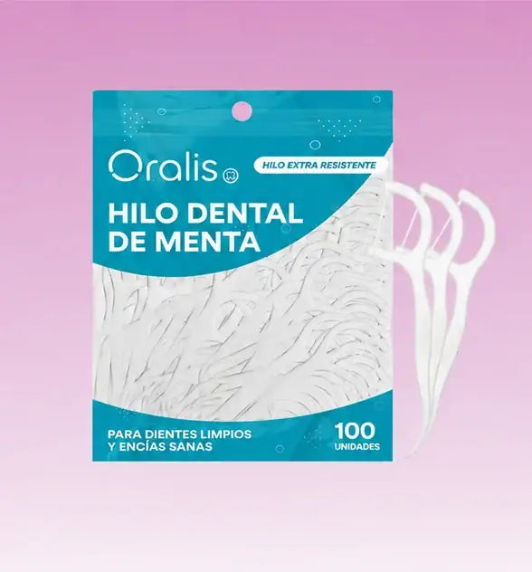 Hilo dental con menta (100 uds)
